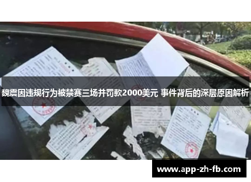 魏震因违规行为被禁赛三场并罚款2000美元 事件背后的深层原因解析